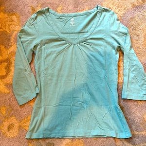 Caslon V-neck Tee xs